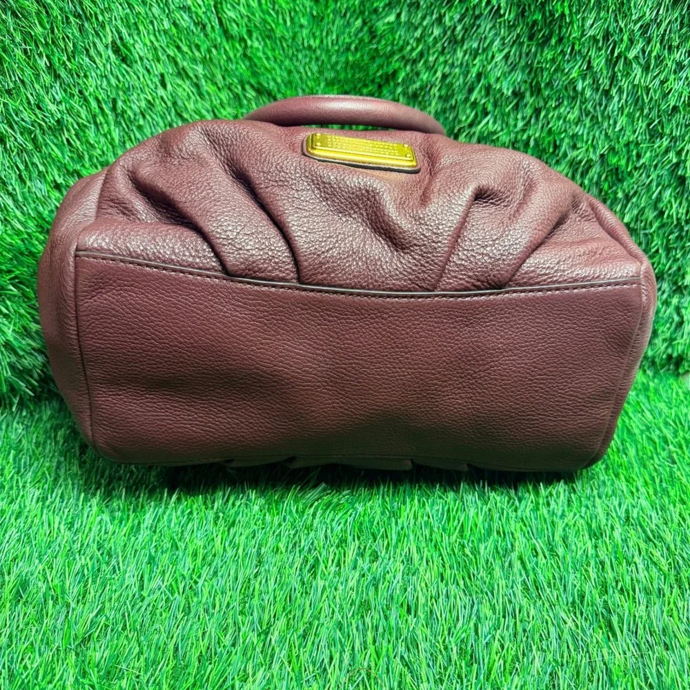 Marc by Marc Jacobs Too Hot To Handle Satchel Burgundy Leather Bag M0009406 604